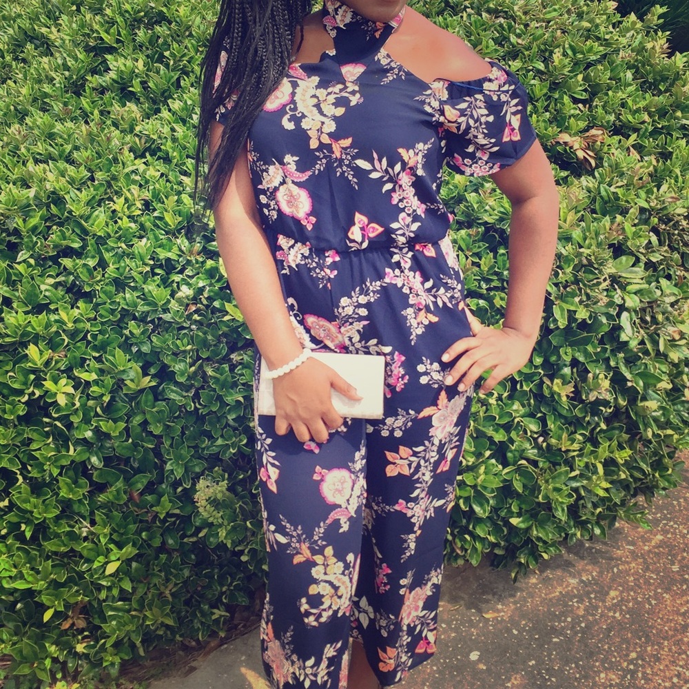 Floral jumpsuit